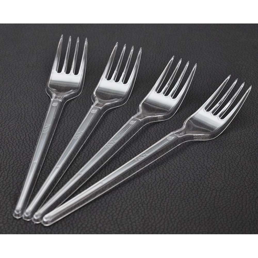 Plastik çatal 100'lü lüks