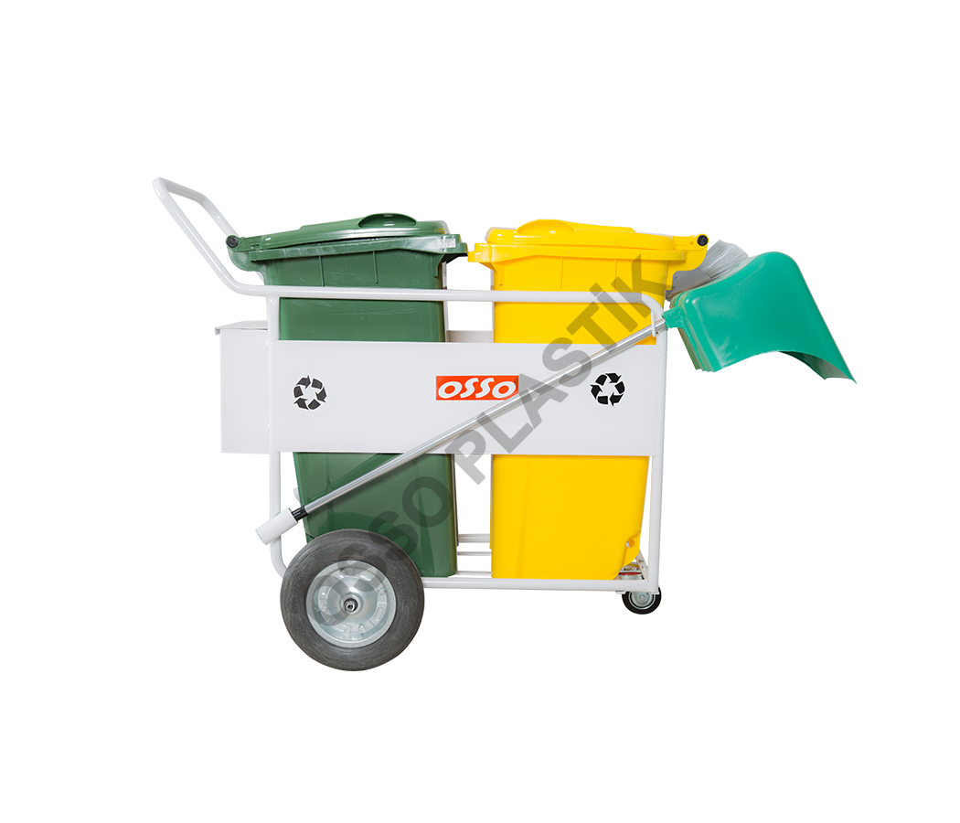 Osso Dış Alan Çöp Arabası Çöpçü Takımı
