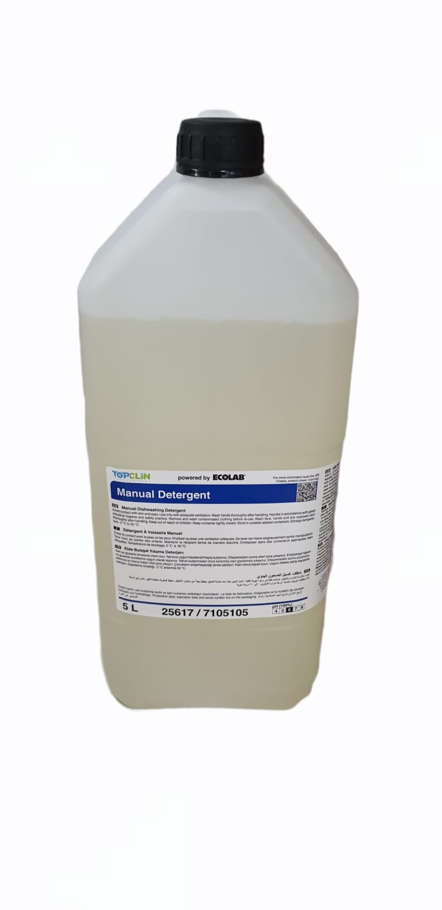 Ecolab Manual Detergent Elde Bulaşık Deterjanı 5 Lt